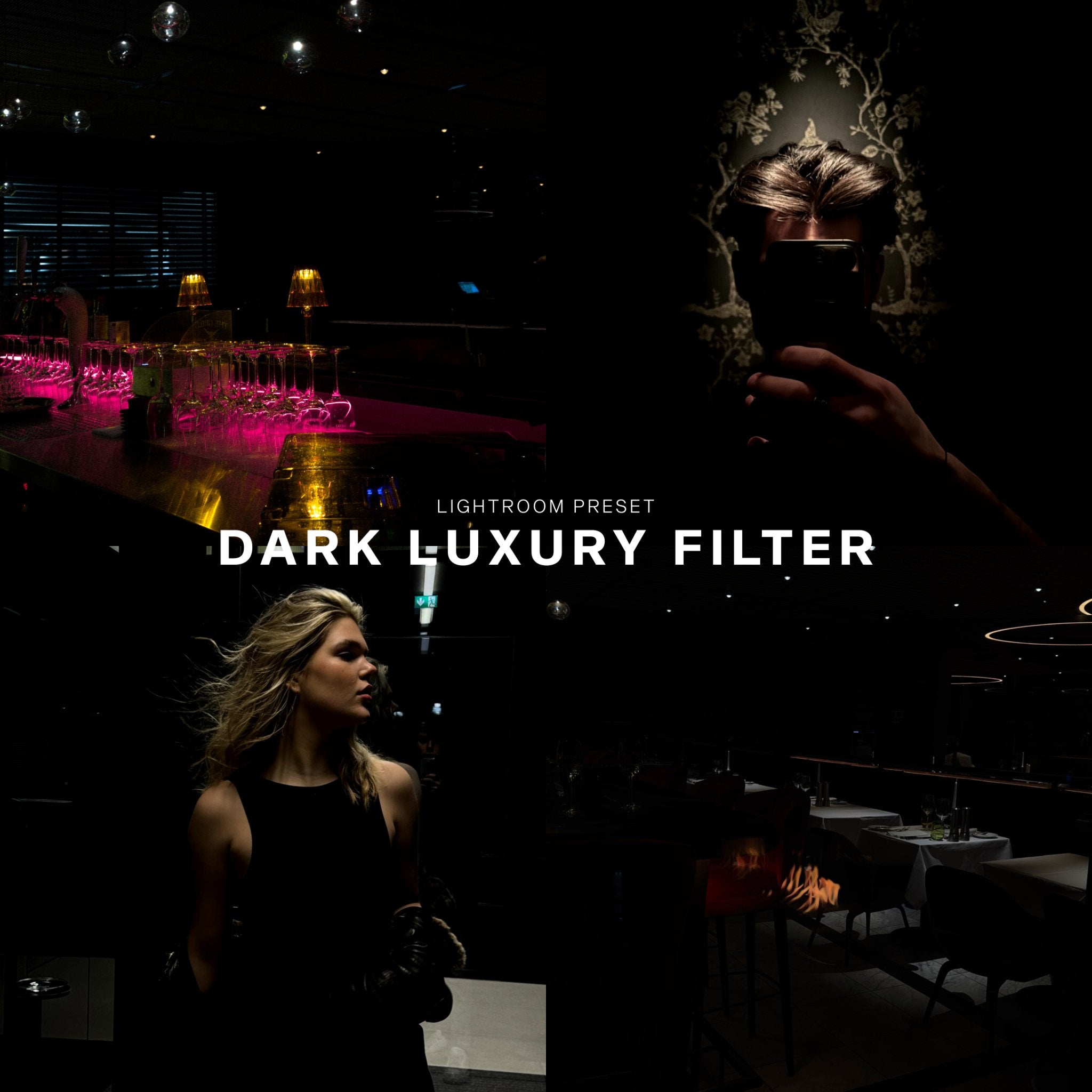 DARK LUXURY - LIGHTROOM PRESET (Limited to 50 Presets) - PRODUCTIVE STUDIOS