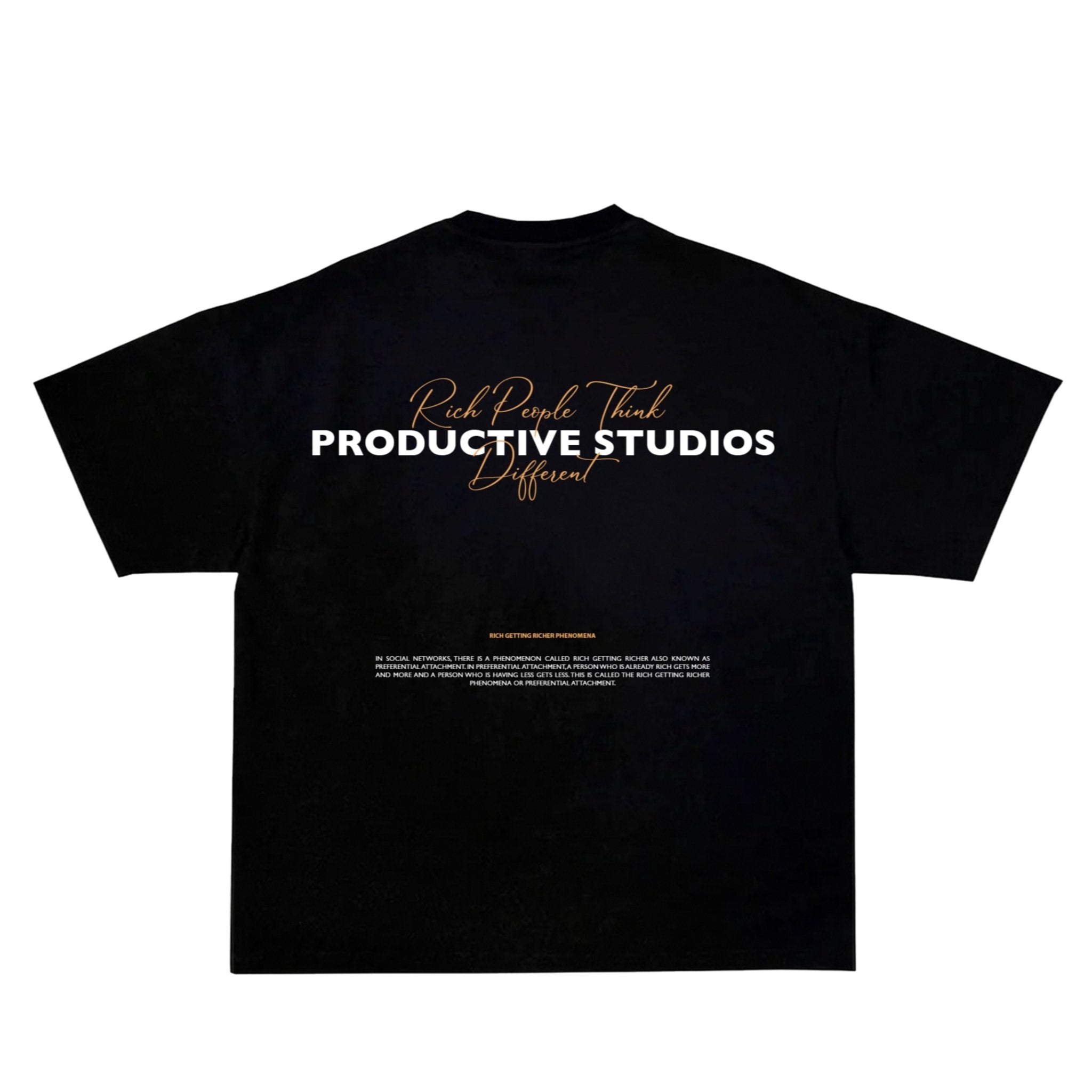 RICH PEOPLE TEE - PRODUCTIVE STUDIOS